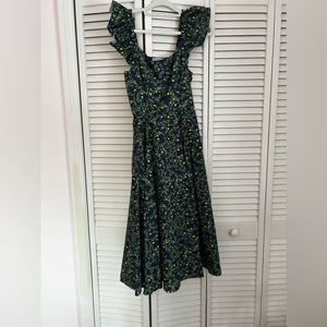 Hill house maxi dress size medium “Midnight Garden” pattern